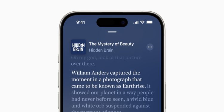 اپل رونوشت هایی را برای پادکست های اپل معرفی می کند