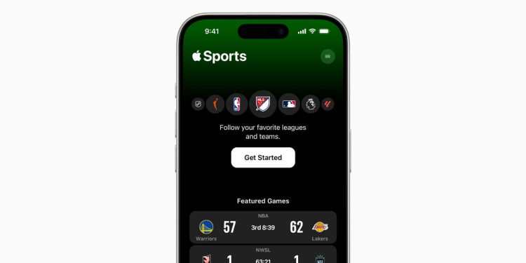 معرفی اپل اسپورت، اپلیکیشنی جدید برای طرفداران ورزش