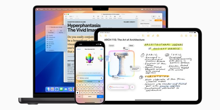 Apple Intelligence اکنون دارای Image Playground، Genmoji و غیره است